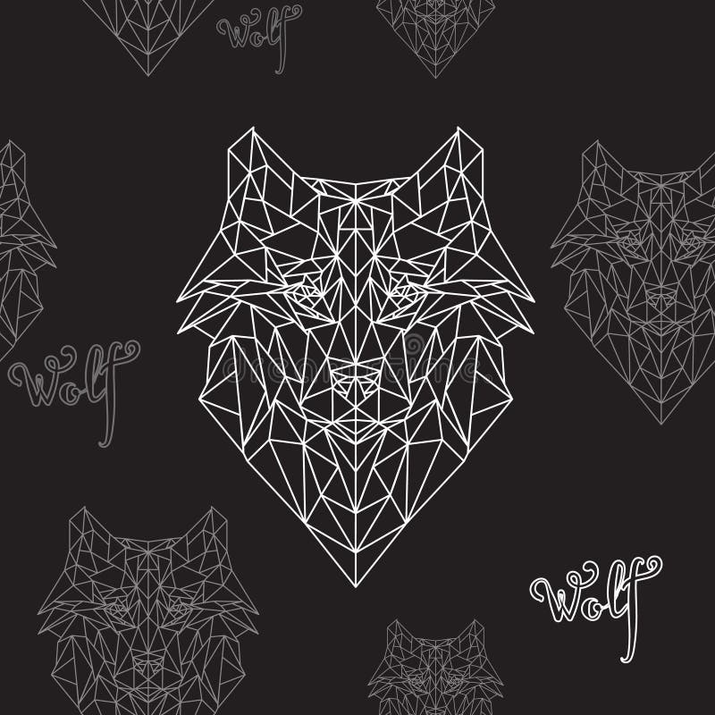 Download Wolf Mandala Pattern Drawing Tattoo Vector Illustration ...