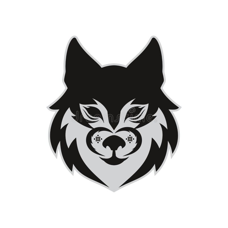Wolf Vector Illustration Design Stock Vector Illustration of drawing