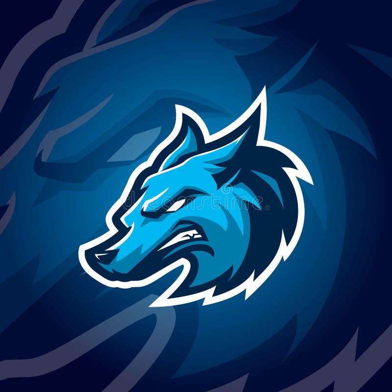Wolf Mascot Logo Design Vector with Concept Style for Badge Emblem and ...