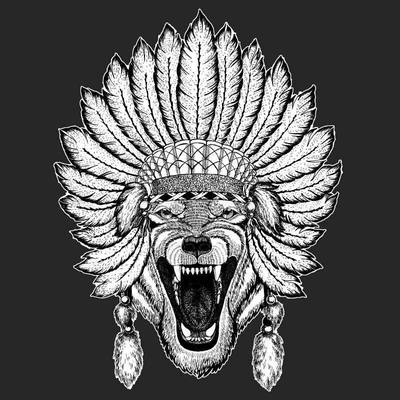 Wolf Headdress Stock Illustrations – 193 Wolf Headdress Stock ...