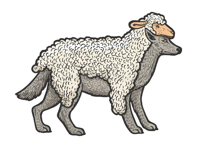 Wolf Sheeps Clothing Stock Illustrations 40 Wolf Sheeps Clothing Stock Illustrations Vectors Clipart Dreamstime