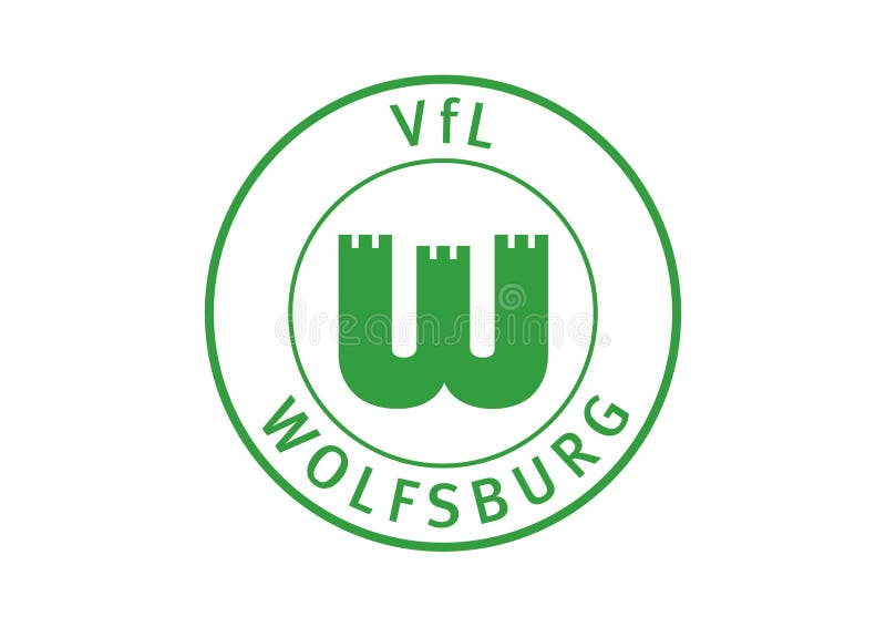 VfL Wolfsburg Aufkleber Logo grün 