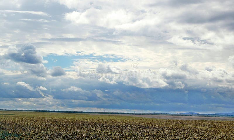 Panorama of clouds during the summer. Panorama of clouds during the summer