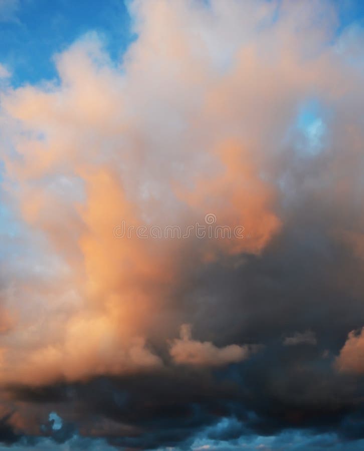 Beautiful storm clouds at sunset. Beautiful storm clouds at sunset.