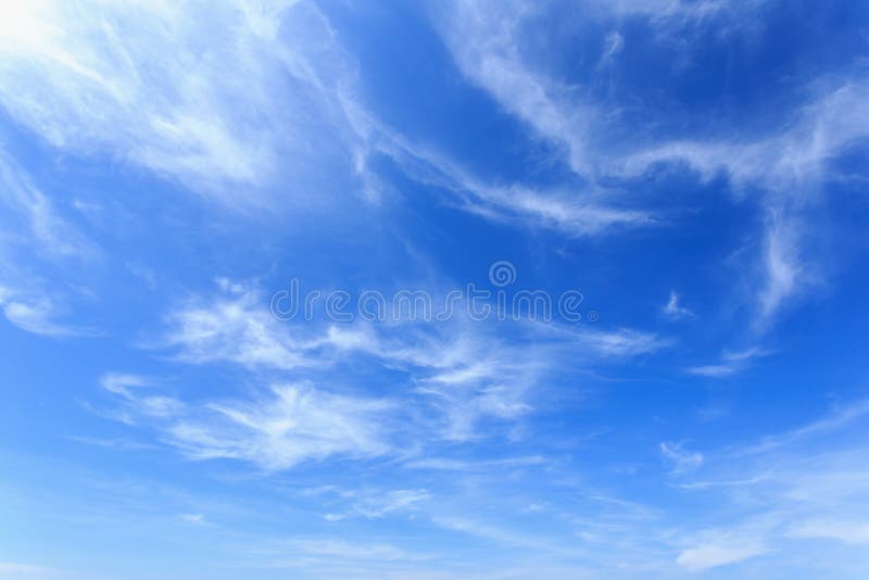 Clouds in the blue sky for background. Clouds in the blue sky for background