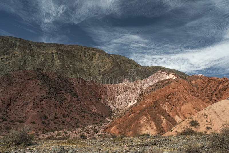 Wolken en kleuren royalty-vrije stock afbeelding