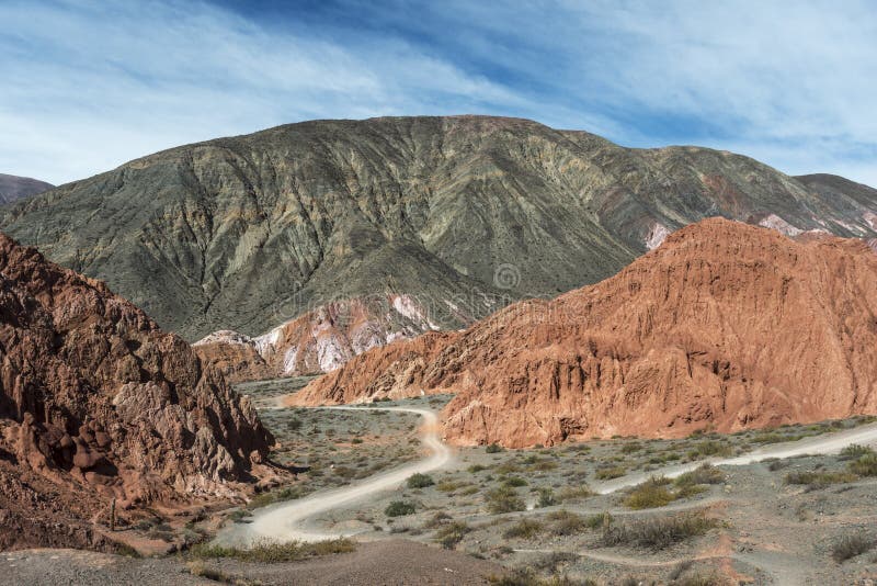 Wolken en Kleuren stock fotografie