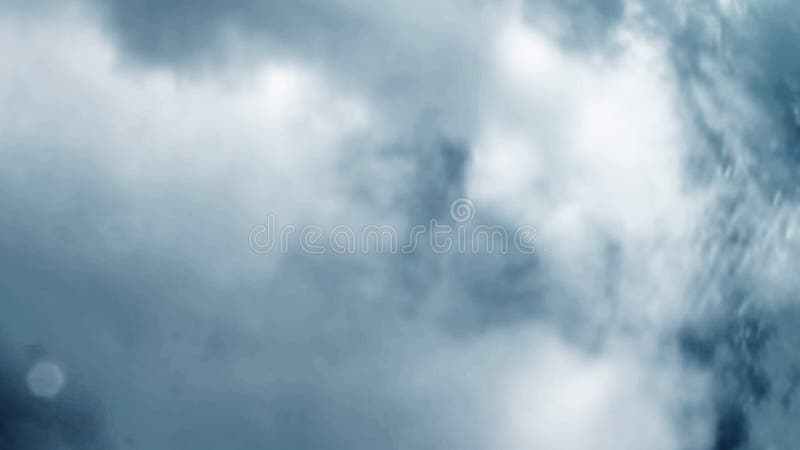 Wolken over aarde stock illustratie