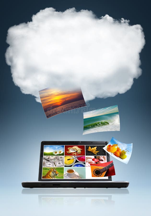 Wolken-Technologie stockfoto