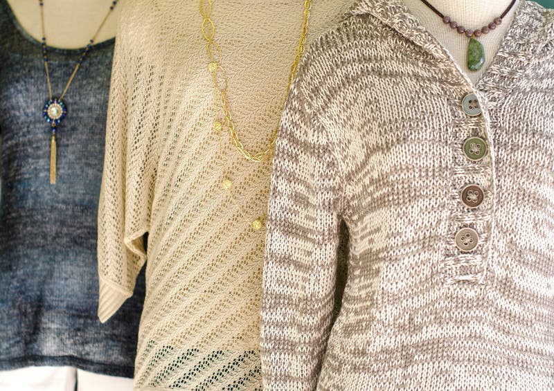 Damenmode aus Wollstrick für Herbst/Winter lizenzfreie stockbilder