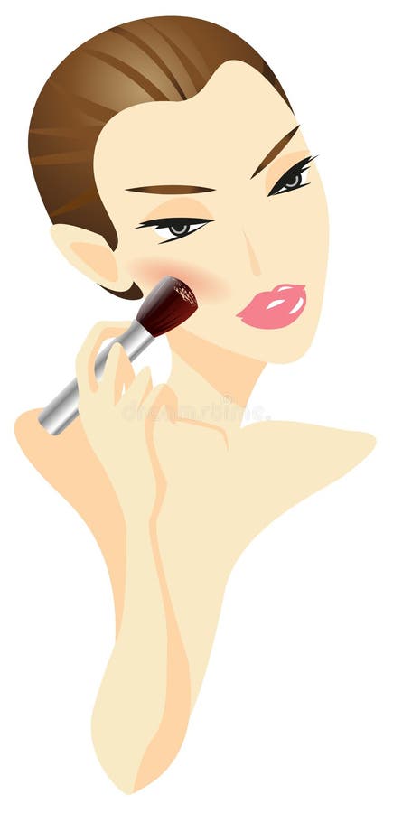 Woman Applying Make-up