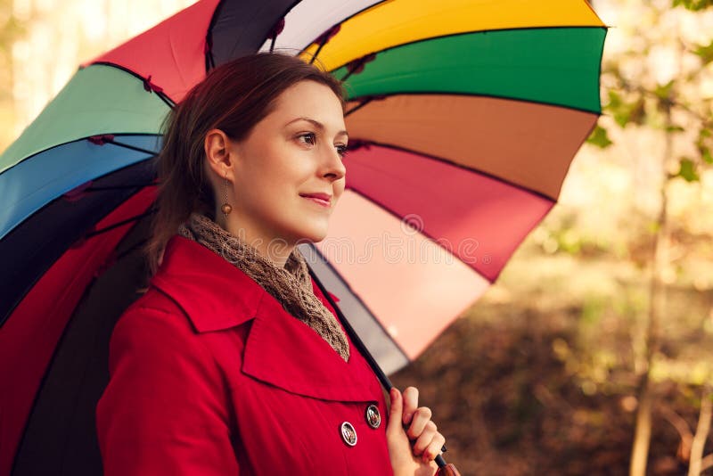 Woman autumn portrait