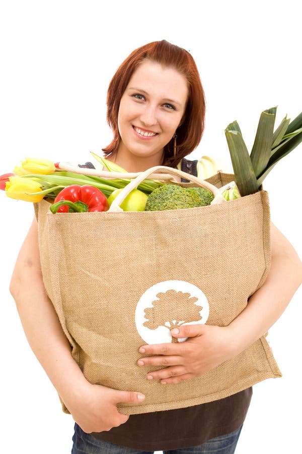 Woman with bag