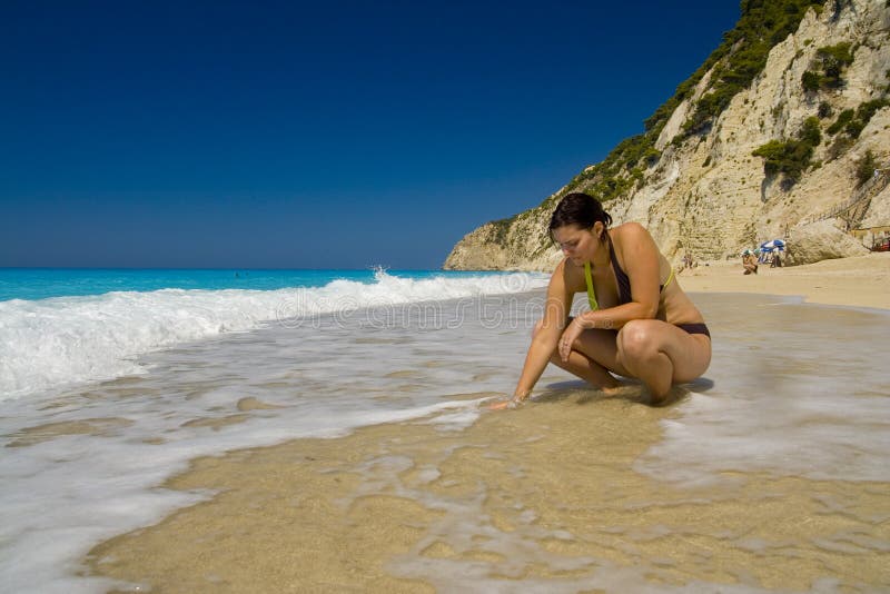 Woman On The Beach