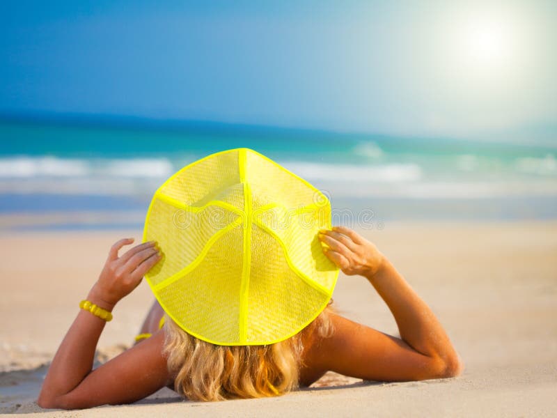 Woman on the beach