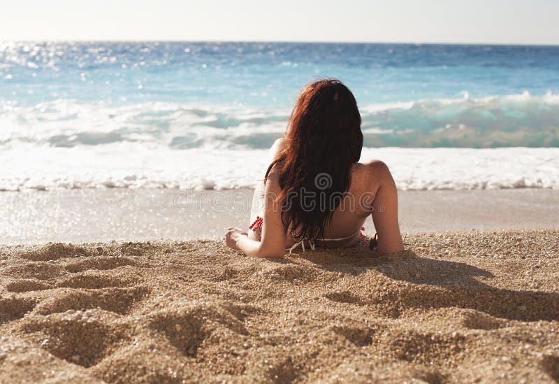 Woman at the beach