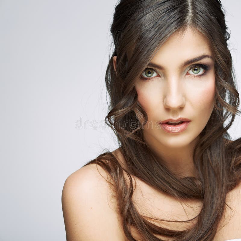 Young Beautiful Woman with Bare Stock Photo - Image of appearance ...