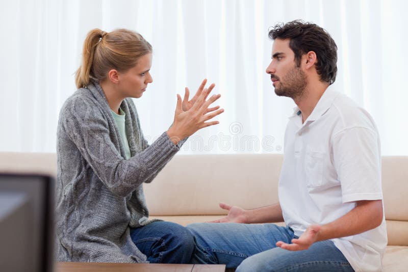Woman Being Mad at Her Boyfriend Stock Photo Image of anger, couple