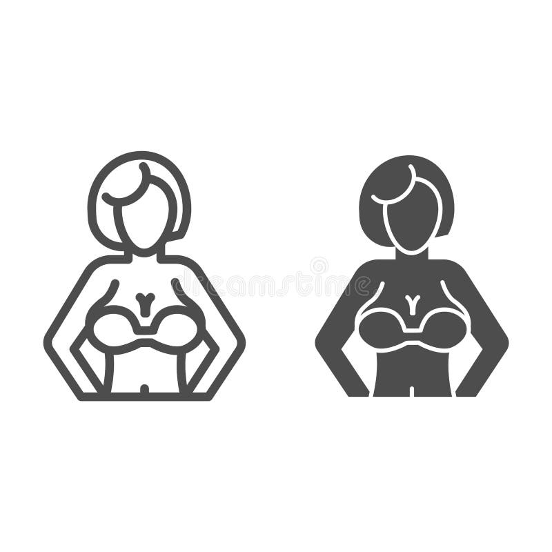 Premium Vector  Types of women's breasts women's breast icon breast icon  vector