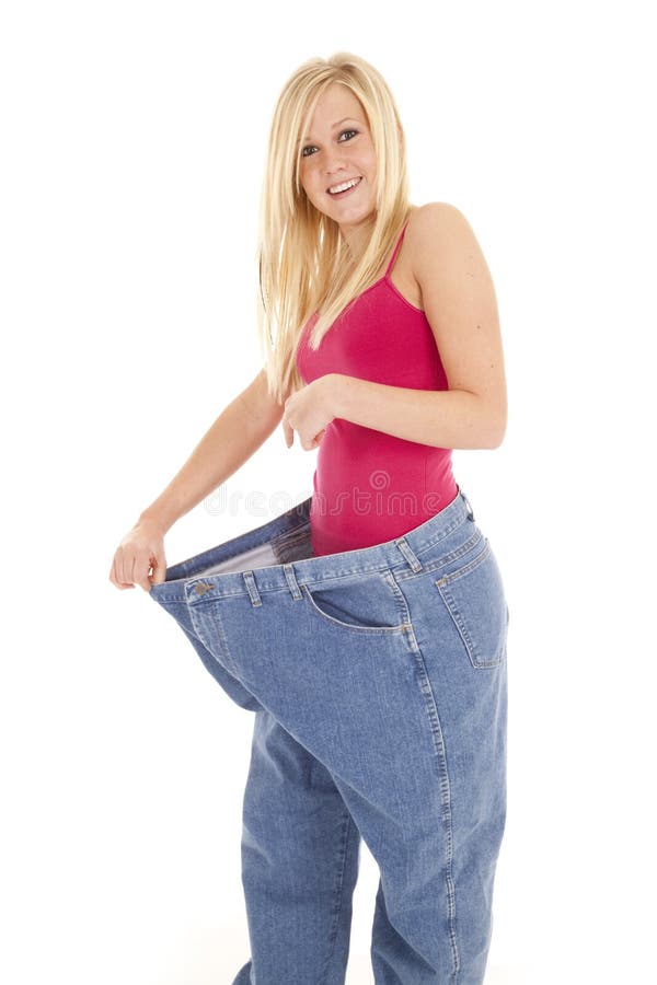 Woman big pants out happy stock photo. Image of healthy - 18514924