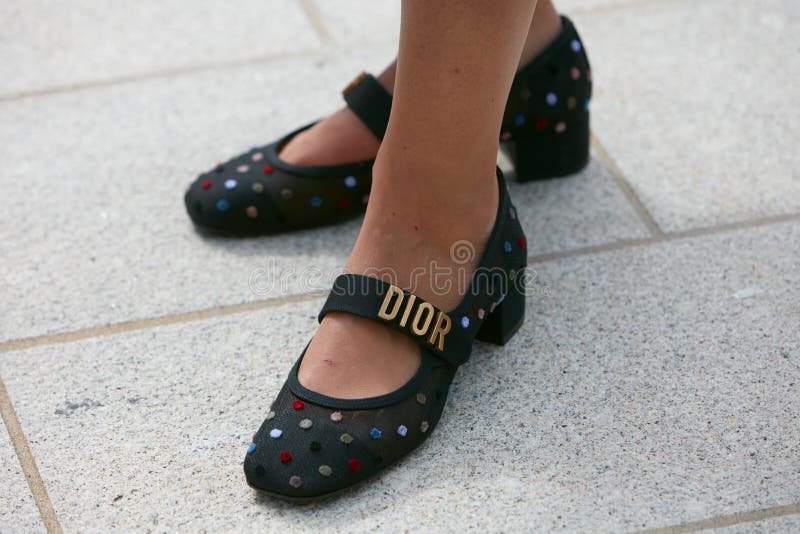 dior polka dot shoes