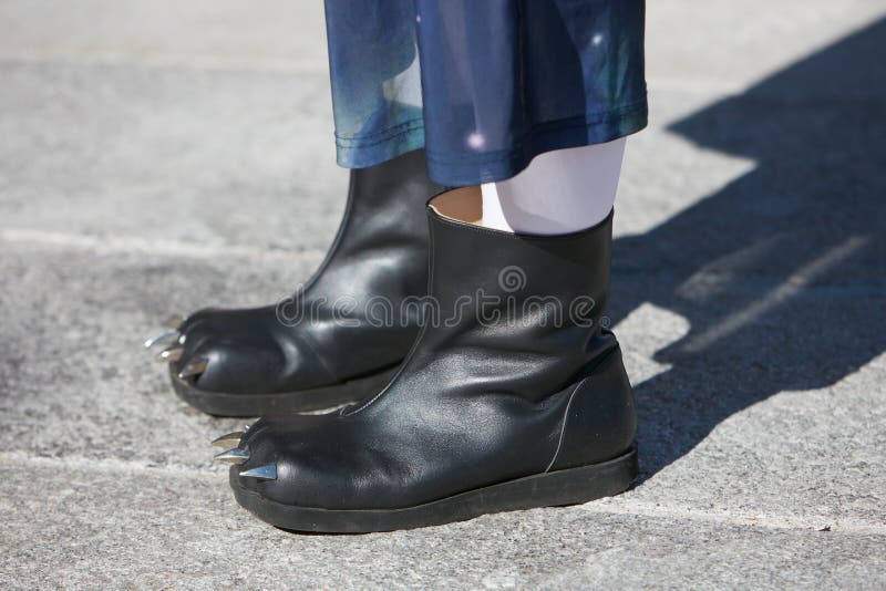 Man with Black Leather Versace Backpack before Frankie Morello Fashion  Show, Milan Fashion Week Editorial Photography - Image of accessory, milan:  194299012