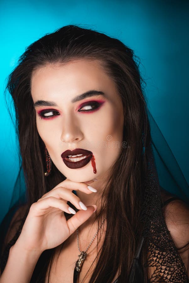 Man with Blood on His Face. Stock Image - Image of expression, hypnotic ...