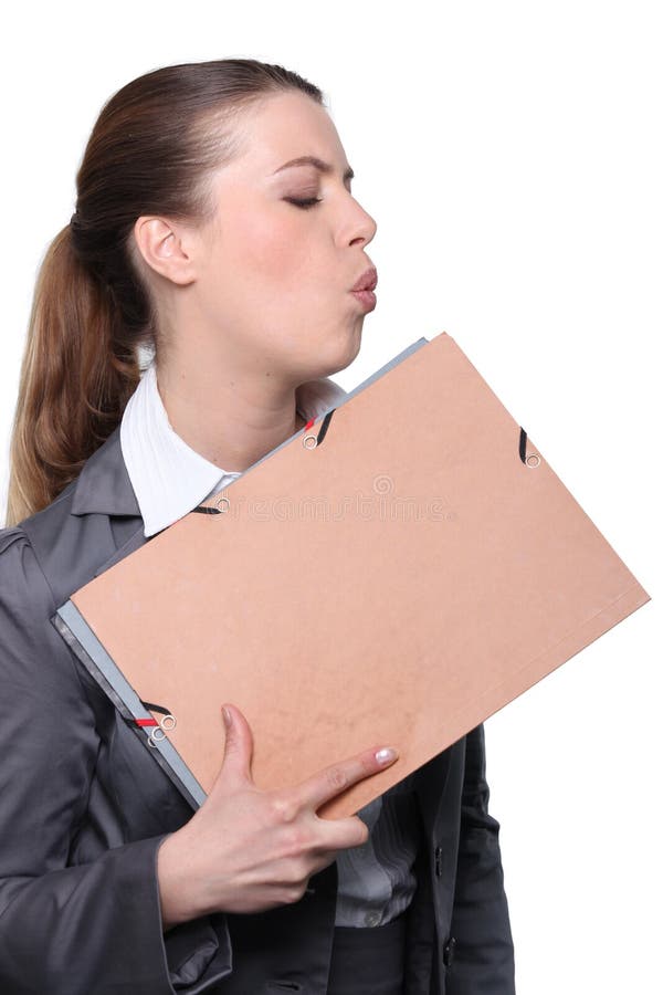 Woman blowing royalty free stock images