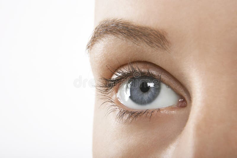 Woman With Blue Eye