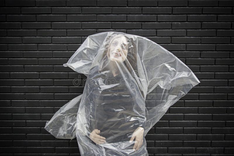 Woman In A Body Bag Stock Photo Image 56312762