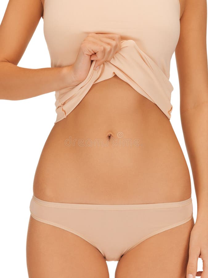 Woman wearing too big bra stock image. Image of fitting - 193677043