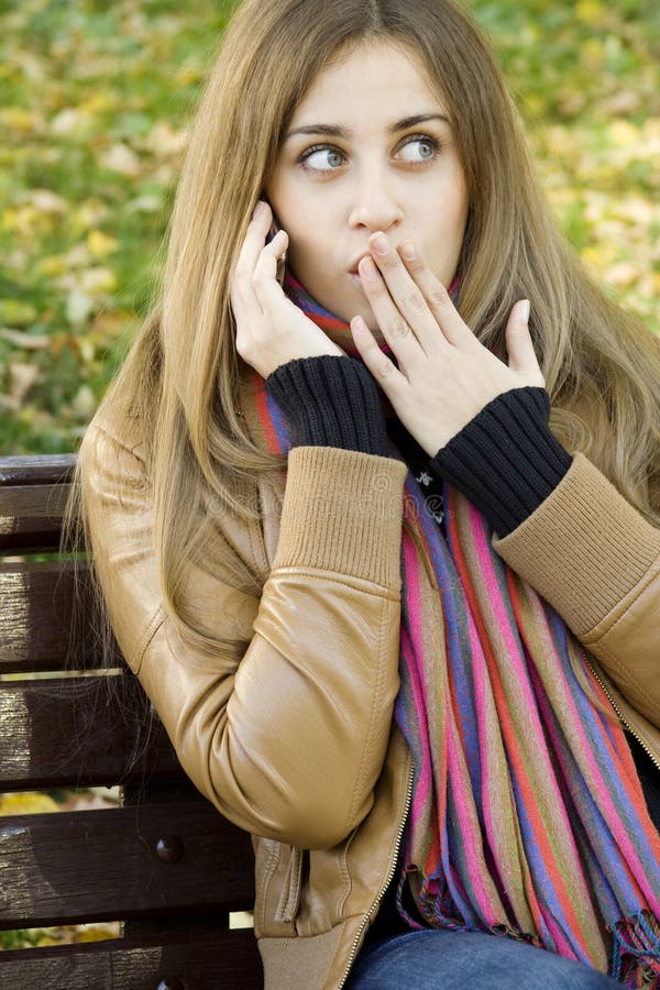 Woman calling on her phone