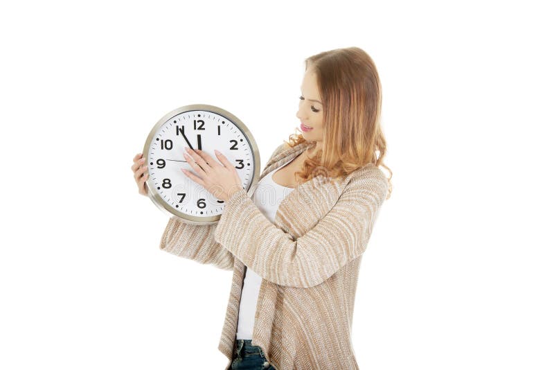 Woman is change. Changed woman. Clock changing problem.
