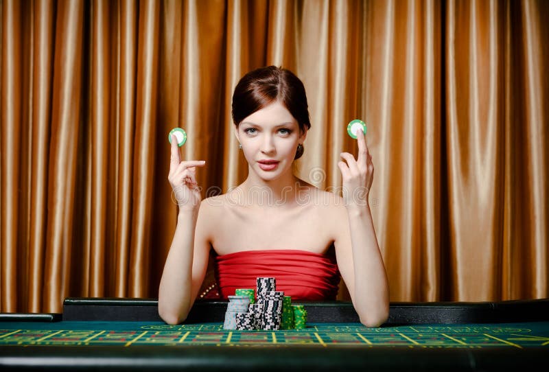 Woman with Chips at the Casino Table Stock Image - Image of girl, enjoyment: 29208067 Woman with Chips at the Casino Table Stock Image - Image of girl, enjoyment: 29208067