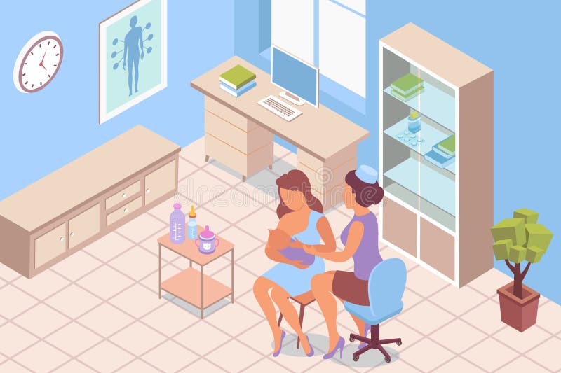 https://thumbs.dreamstime.com/b/woman-clinic-breastfeeding-composition-consultation-lactation-isometric-indoor-scenery-room-doctor-nursing-vector-165804731.jpg