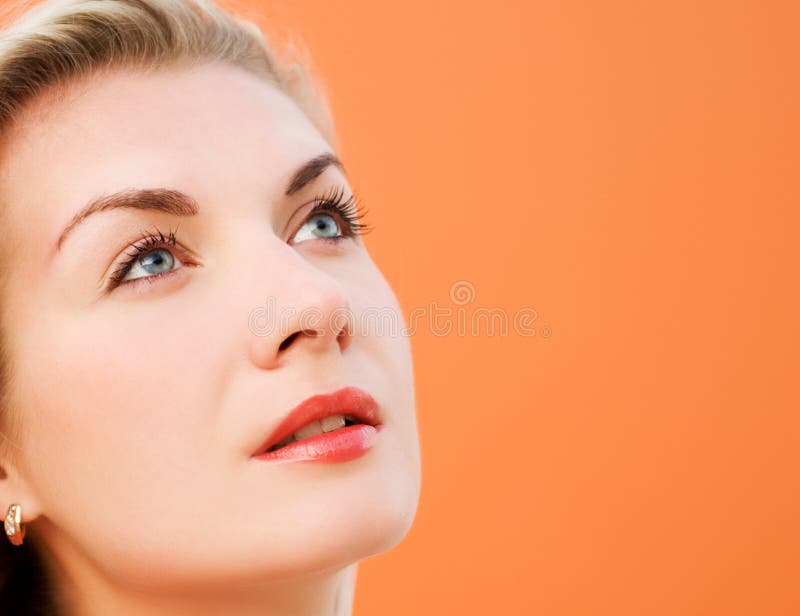 Woman close-up portrait