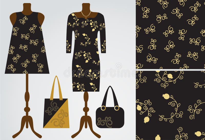 Clothing for women is seamless pattern Royalty Free Vector