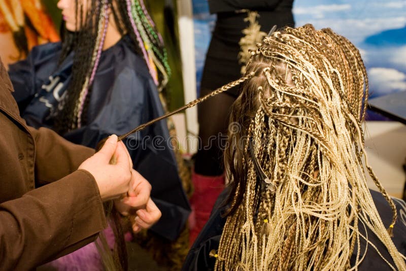 Woman coiffure.