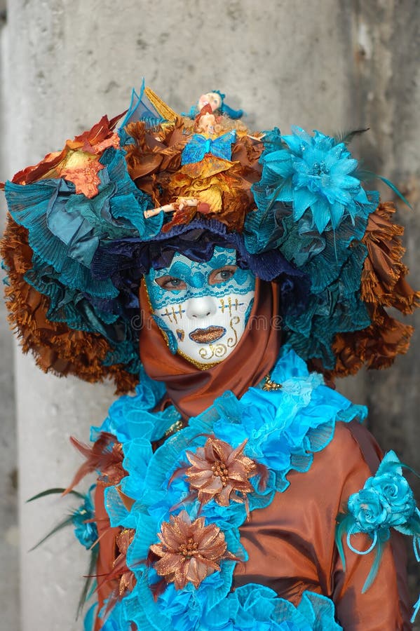 Woman In Costume & Mask Picture. Image 4445646