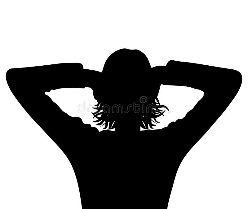 Woman covered ears by hands, silhouette. Unwillingness to listen, overabundance of information. Vector illustration vector illustration Woman covered ears by hands, silhouette. Unwillingness to listen, overabundance of information. Vector illustration vector illustration