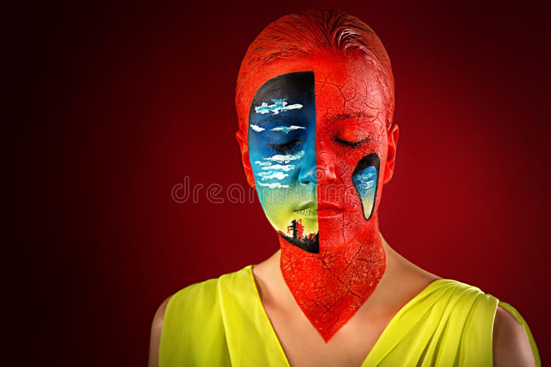 Woman art make up creative royalty free stock photo Woman art make up creative royalty free stock photo