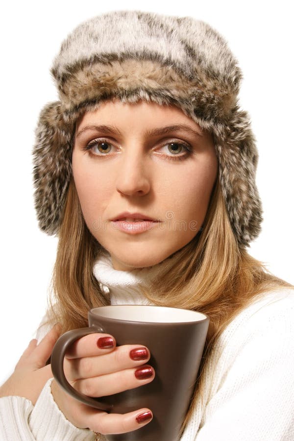 Woman with cup of coffee