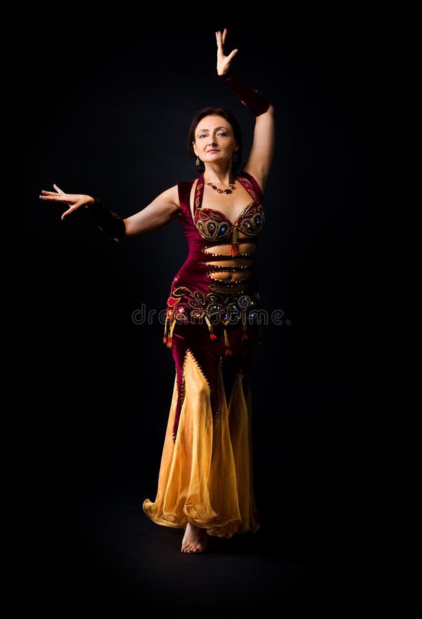 Woman Dance in Arabic Costume Stock Photo Image of grace, adult 16723150