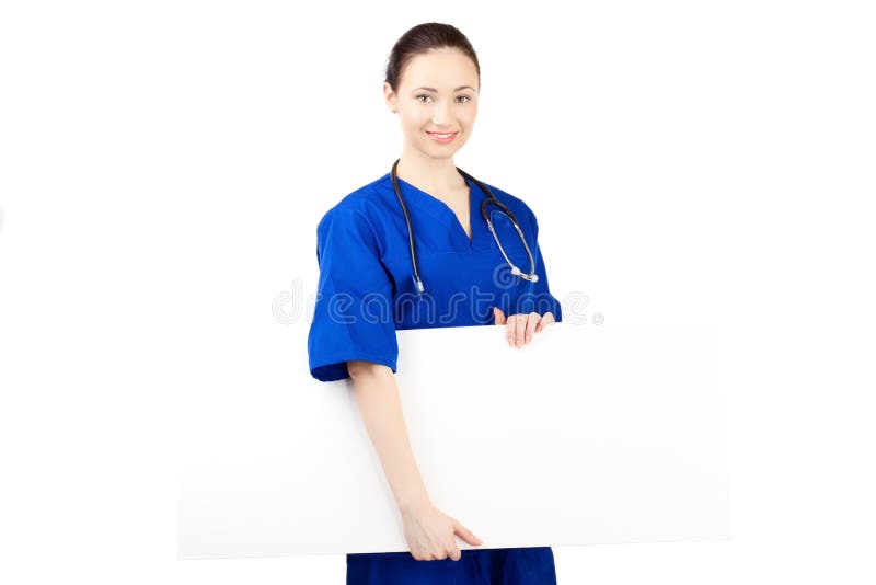 Woman doctor in uniform