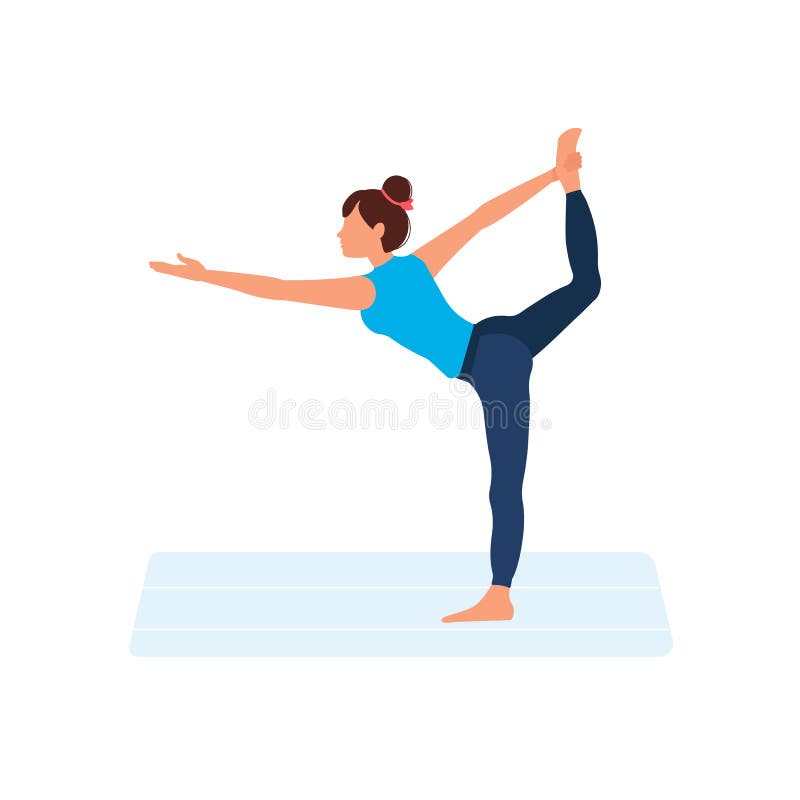 Leg One Standing Yoga Stock Illustrations – 352 Leg One Standing Yoga Stock  Illustrations, Vectors & Clipart - Dreamstime