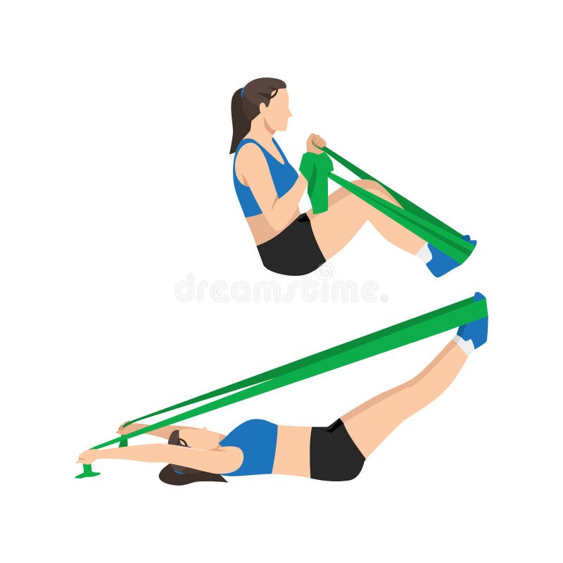 Pilates Single Leg Stretch Stock Illustrations – 27 Pilates Single