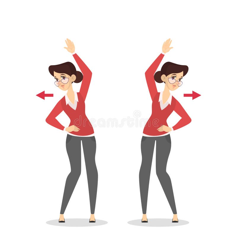 https://thumbs.dreamstime.com/b/woman-doing-exercise-back-stretch-office-woman-doing-exercise-back-stretch-office-workout-break-142390350.jpg