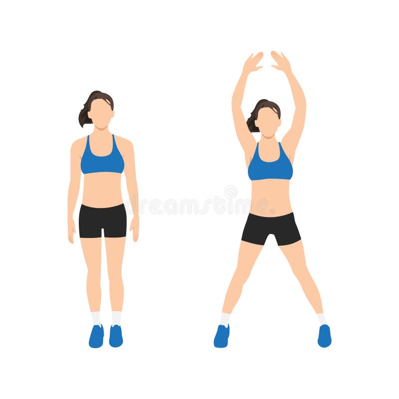 Jumping Jacks Stock Illustrations – 125 Jumping Jacks Stock Illustrations,  Vectors & Clipart - Dreamstime