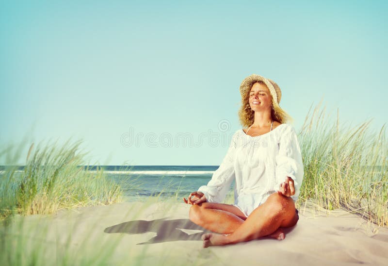 12,021 Woman Relaxing Nature Meditation Stock Photos - Free & Royalty ...