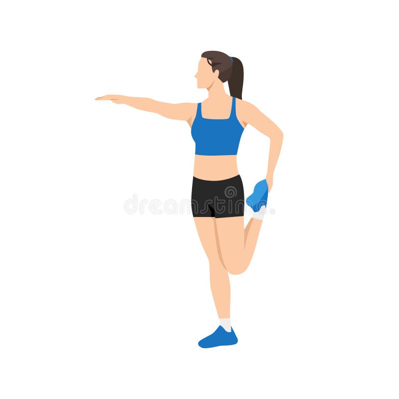 Woman Doing Jumping Jacks Exercise. Flat Vector Stock Vector - Illustration  of healthy, fitness: 223249502